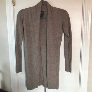 Light Brown Cynthia Rowley Cardigan Sweater
